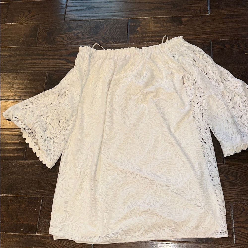 Lilly Pulitzer White Lace Dress size medium - Picture 7 of 7